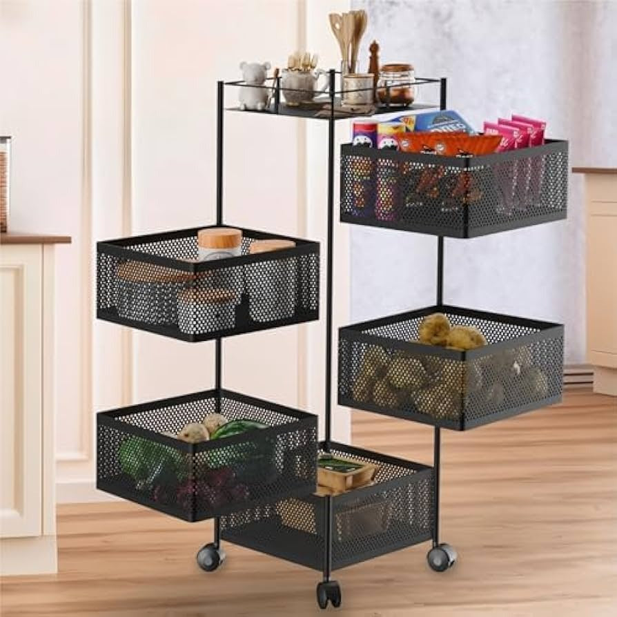 Multi Layer Rolling Storage Rack