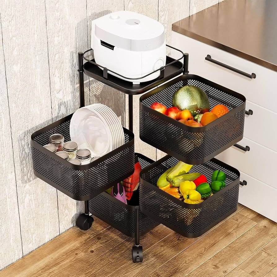 Multi Layer Rolling Storage Rack