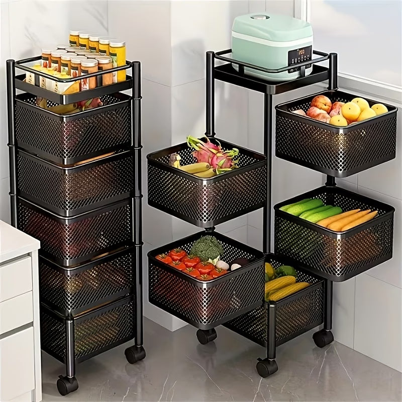 Multi Layer Rolling Storage Rack