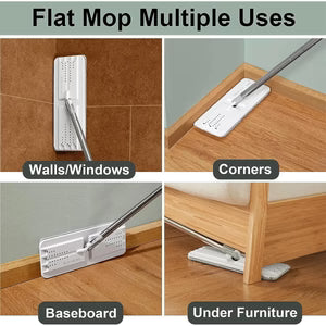 Swivo Mop & Bucket Set with Wringer with 5Pack Magic Cleaning Cloth Free